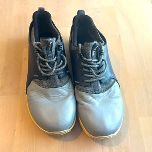 True Linkswear Mens Original 1.2 Golf Shoes gray and navy Size 12 (C02)